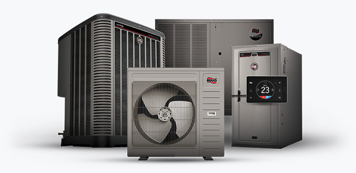 Ruud HVAC equipment — Air-Right Pro Partner installation